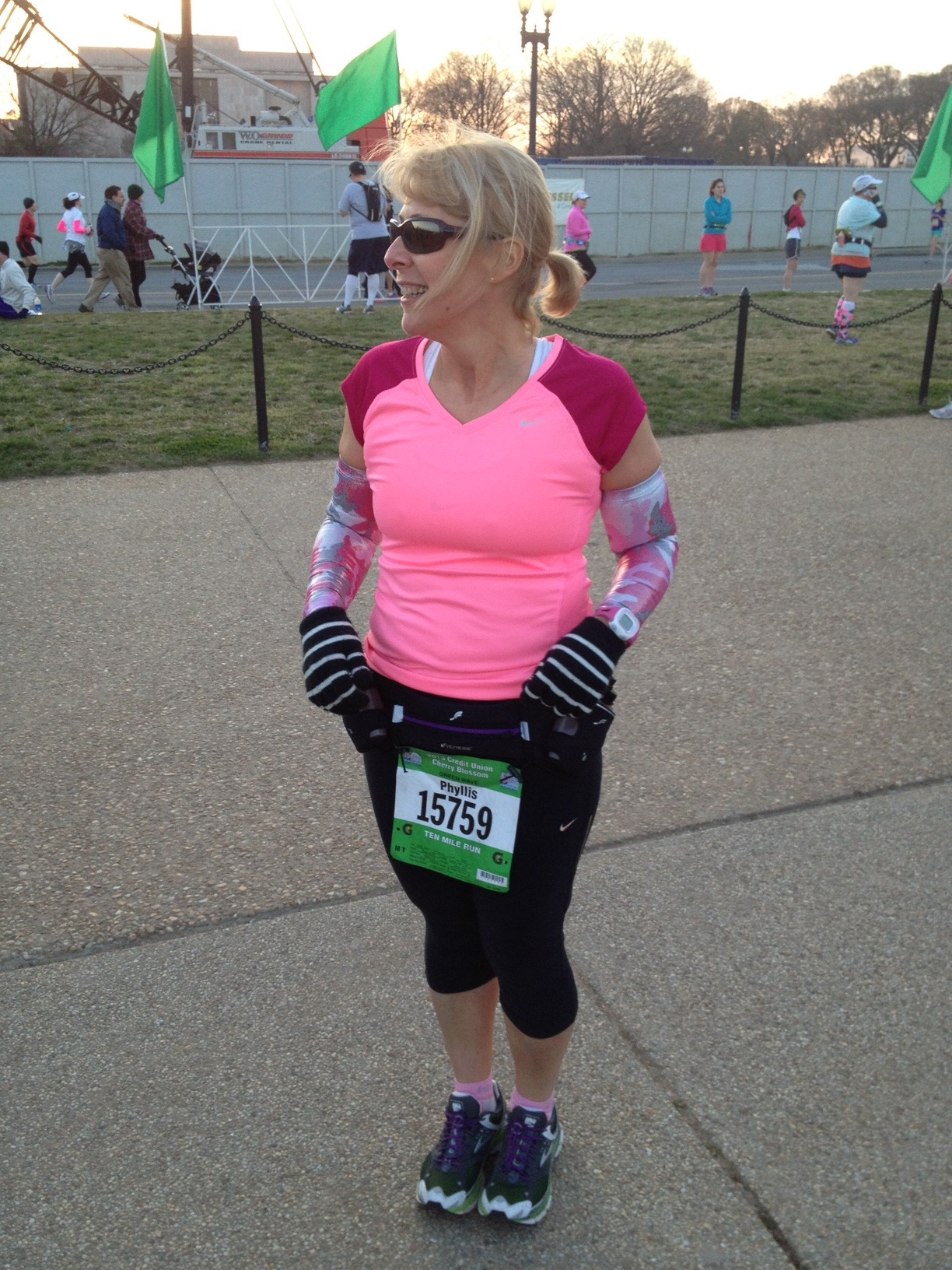 Race Report Cherry Blossom 10 Mile Run Washington DC